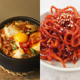 순두부찌개 / 진미채무침 이미지